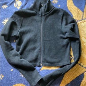 Brandy Melville crop zip up!